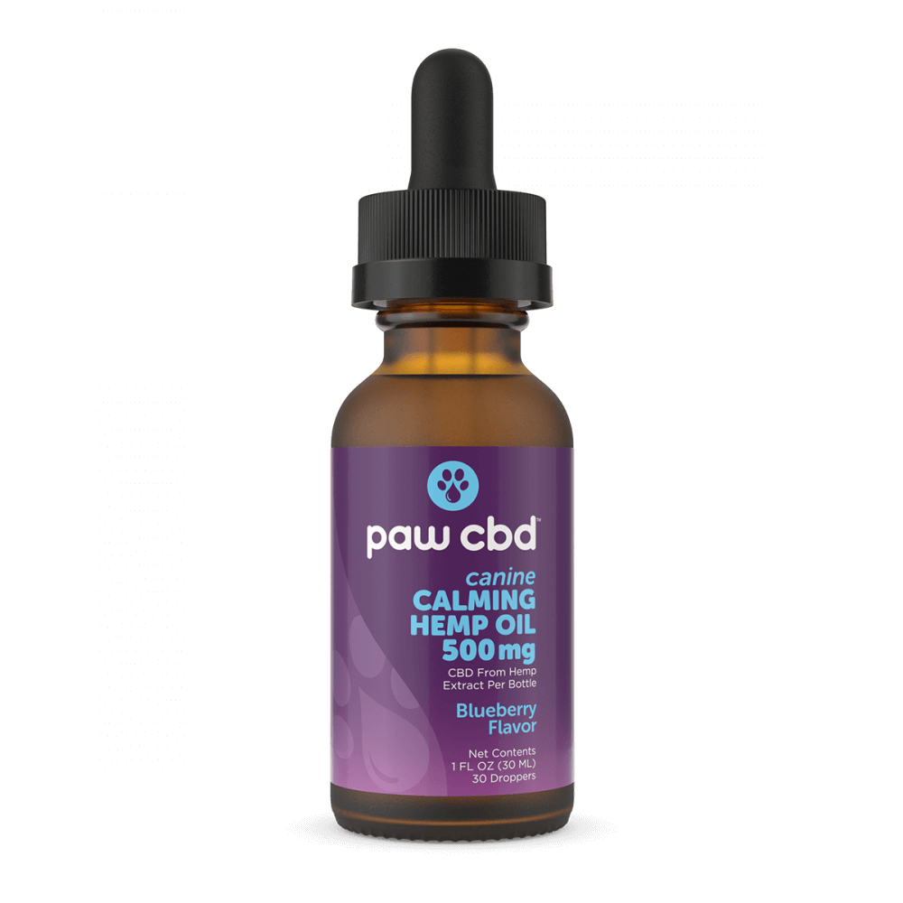 Pet CBD Oil Calming Tinctures for Dogs - Blueberry - 500 mg - 30 mL logo